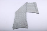 Vintage Tommy Hilfiger Scarf Cable Knit Grey