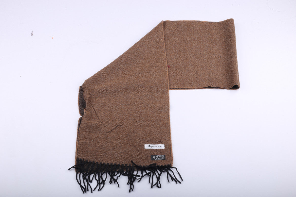 Vintage Aquascutum Scarf Dusk Brown