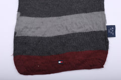 Vintage Tommy Hilfiger Scarf Burgundy/Grey