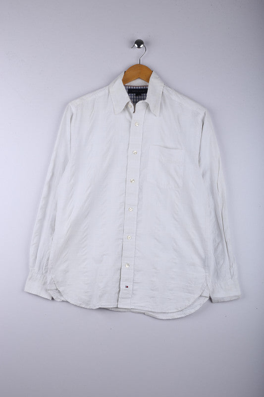 Vintage Tommy Hilfiger Shirt White - Cotton