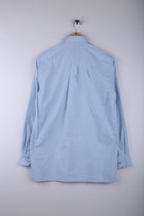 Vintage 90's Dickies Button Down Shirt Sky Blue - Cotton