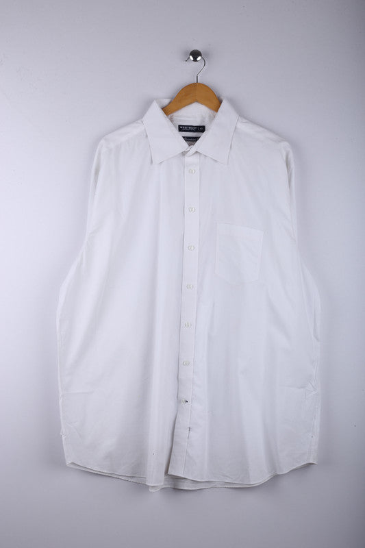 Vintage Westbury Shirt White - Cotton