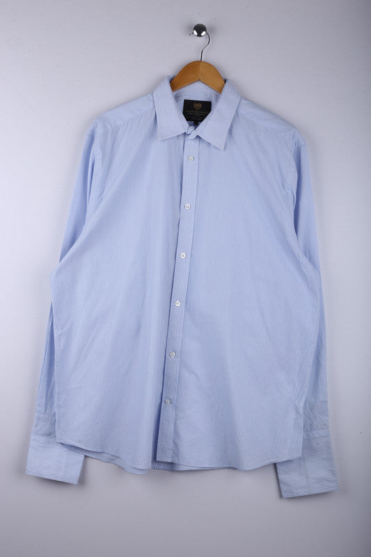 Vintage Scott & Taylor Shirt Sky Blue - Cotton