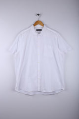 Vintage Primark Button Down Shirt White - Cotton