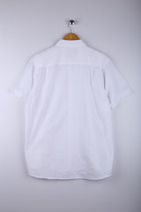 Vintage Primark Button Down Shirt White - Cotton