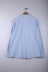 Vintage Tommy Hilfiger Button Down Sky Blue Shirt - Cotton