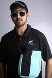 Vintage The North Face Re-Work Bag Black/Turquoise