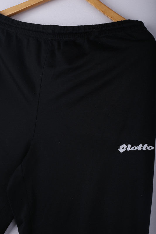 Vintage 90's Lotto Sports Trouser Black - Polyester