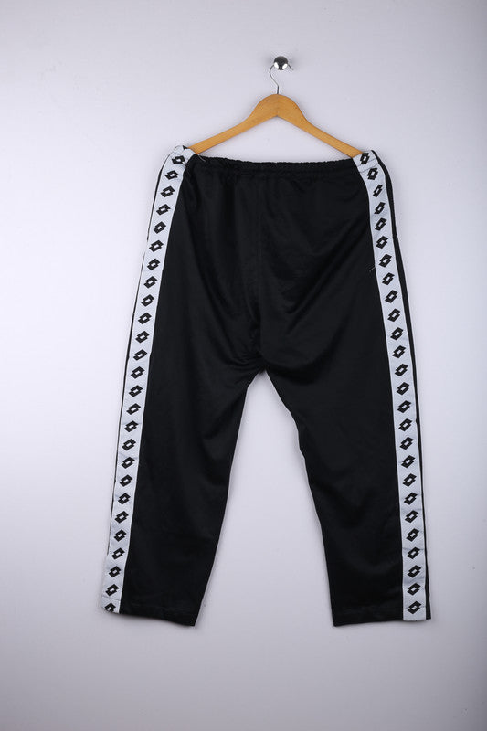 Vintage 90's Lotto Sports Trouser Black - Polyester