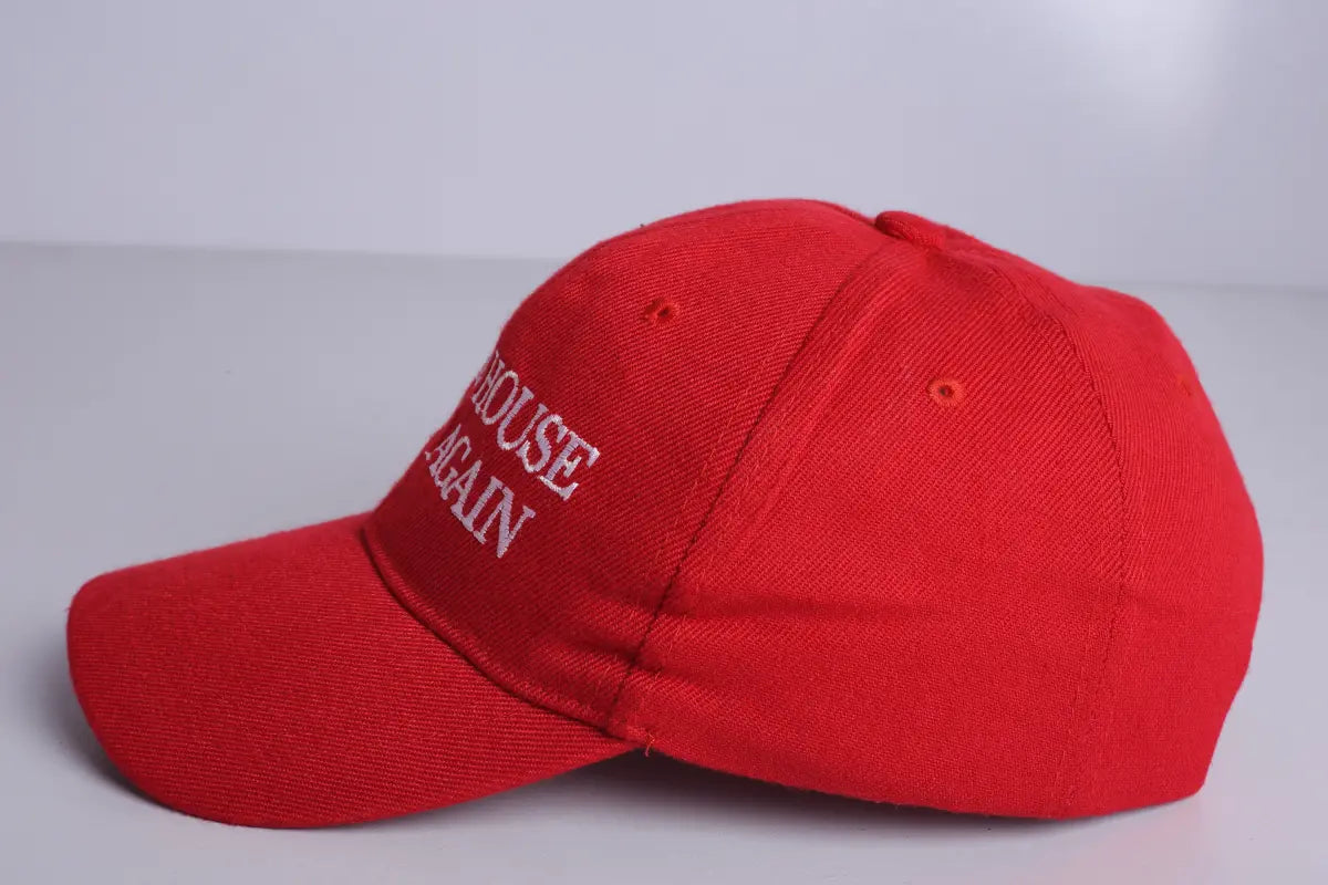 Vintage House Music Cap Red
