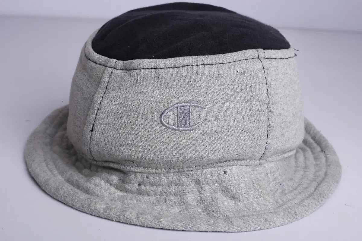 Vintage Champion Re-Work Bucket Hat Grey/Black