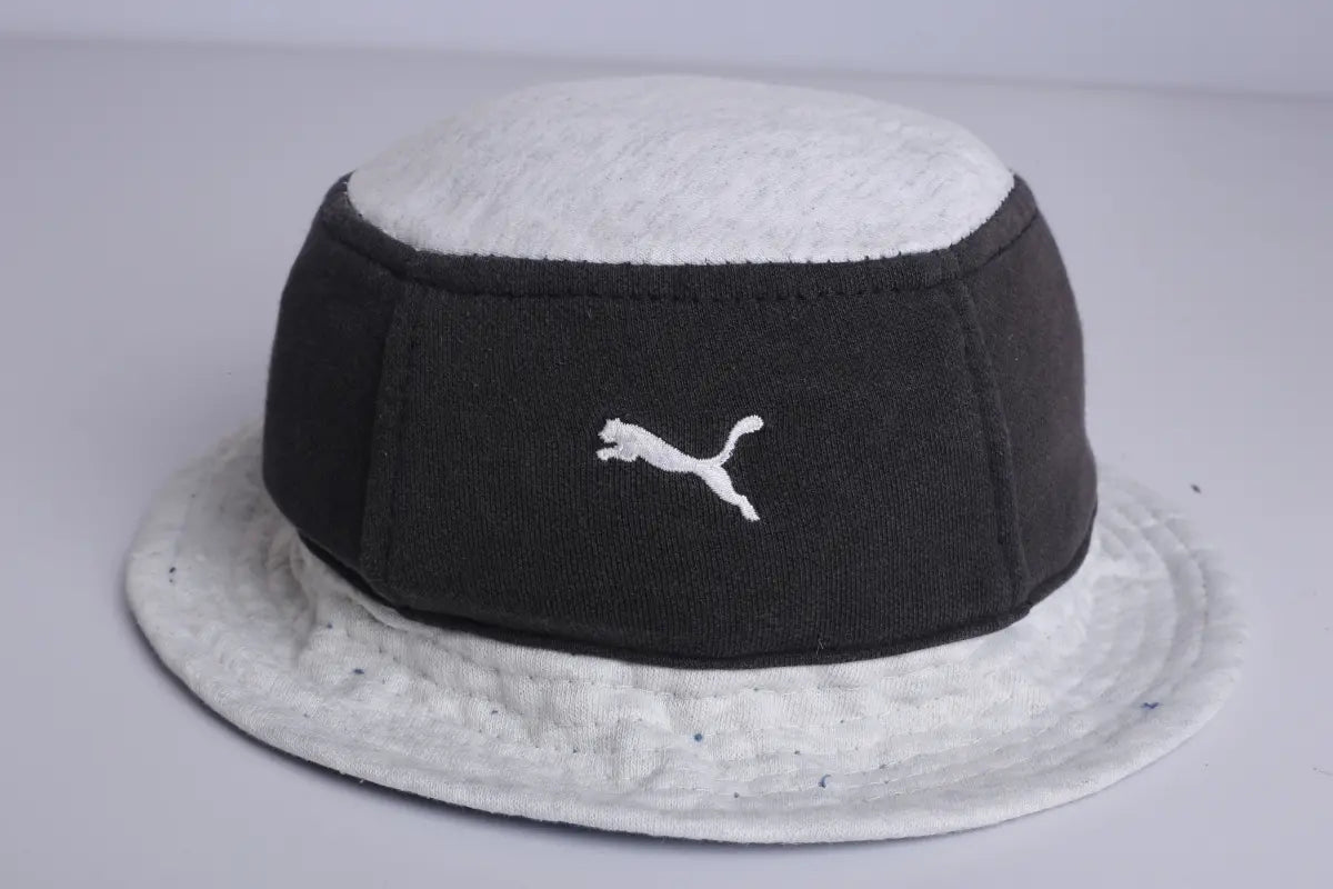 Vintage Puma Re-Work Bucket Hat Grey/Black