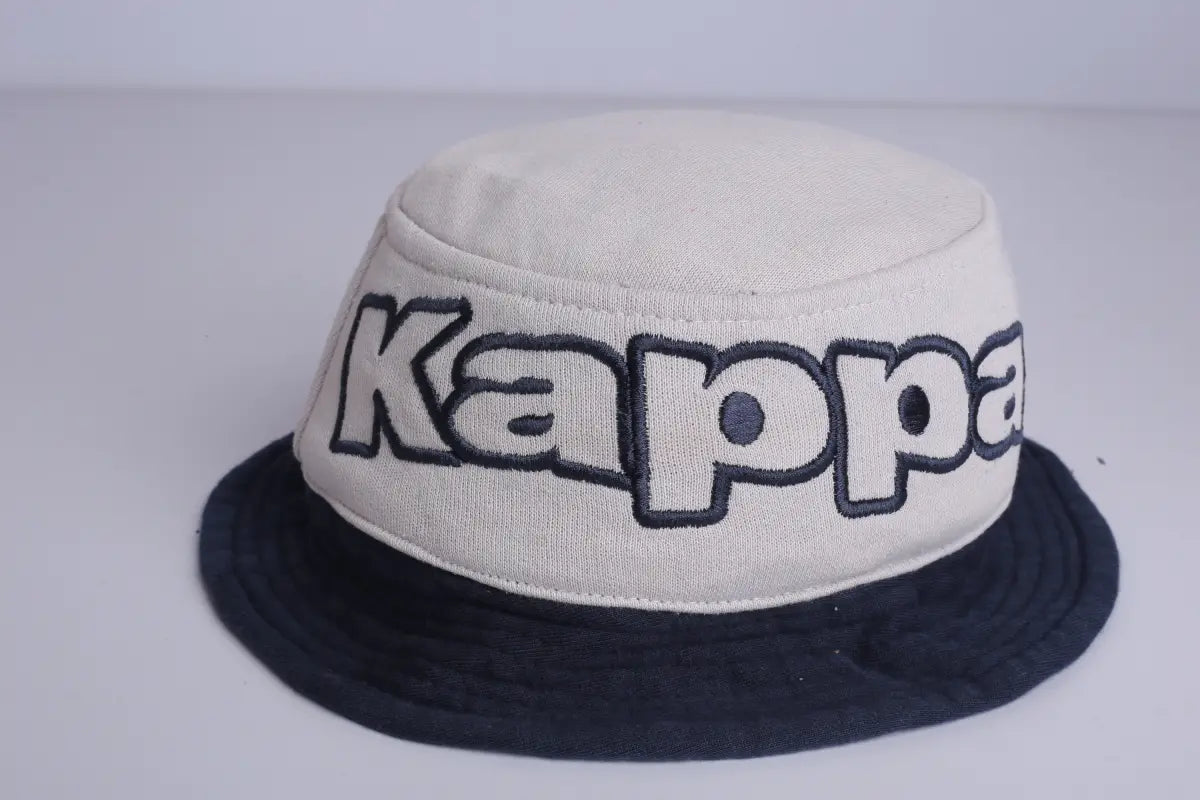 Vintage Kappa Re-Work Bucket Hat White/Navy