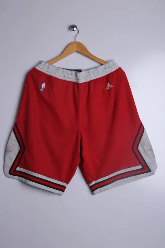 Vintage 90's NBA Adidas Shorts Red