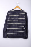 Vintage 90's FILA Sweatshirt Navy/Grey - Cotton