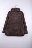 Vintage 90's Puma Puffer Jacket Brown - Polyester