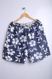 Vintage Hawaiin Shorts Floral Navy