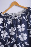 Vintage Hawaiin Shorts Floral Navy