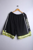 Vintage 90's  AND 1 Shorts Black/Gold