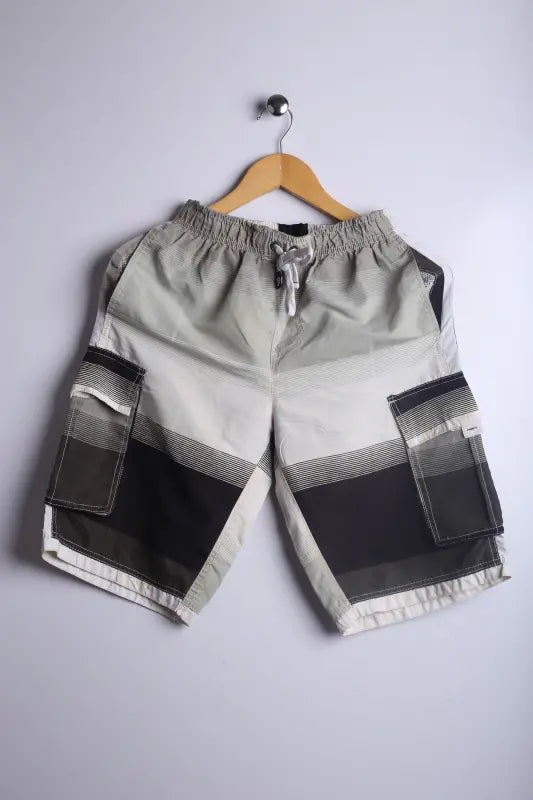Vintage Cargo Shorts Grey/Black