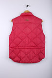 Vintage 90's The North Face Gilet Puffer Red - Polyester