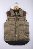 Vintage 90's Carhartt Gilet Puffer Brown - Polyester