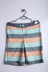 Vintage Hawaiin Shorts Sky Blue Stripe