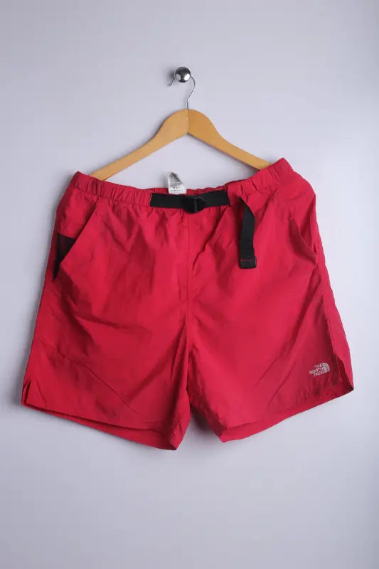 Vintage 90's The North Face Shorts Red