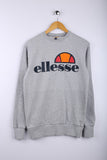 Vintage 90's Ellesse Sweatshirt Grey - Cotton