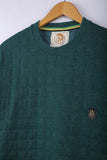 Vintage 90's Diesel Sweatshirt Green - Cotton