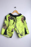 Vintage Mossy Oak Hawaiin Shorts Neon