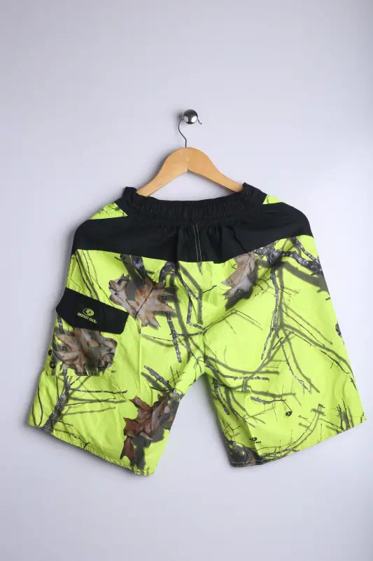 Vintage Mossy Oak Hawaiin Shorts Neon