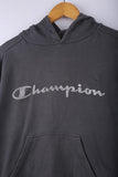Vintage 90's Champion Hoodie Grey - Cotton