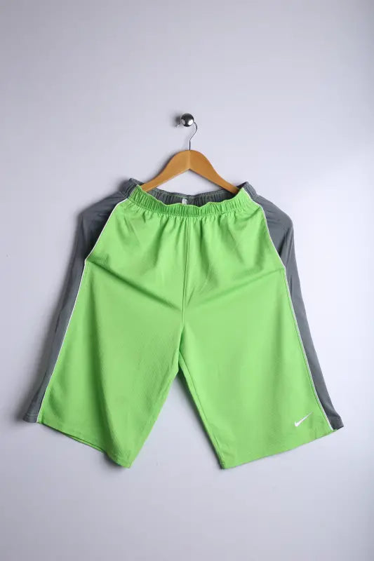 Vintage 90's Nike Shorts Green/Grey