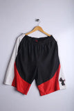 Vintage 90's Under Armour Shorts Black/Red
