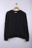 Vintage 90's FILA Sweatshirt Black - Cotton