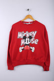 Vintage 90's Disney Sweatshirt Red - Cotton