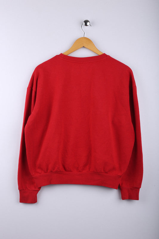 Vintage 90's Disney Sweatshirt Red - Cotton