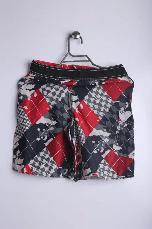 Vintage Hawaiin Shorts Black/Red