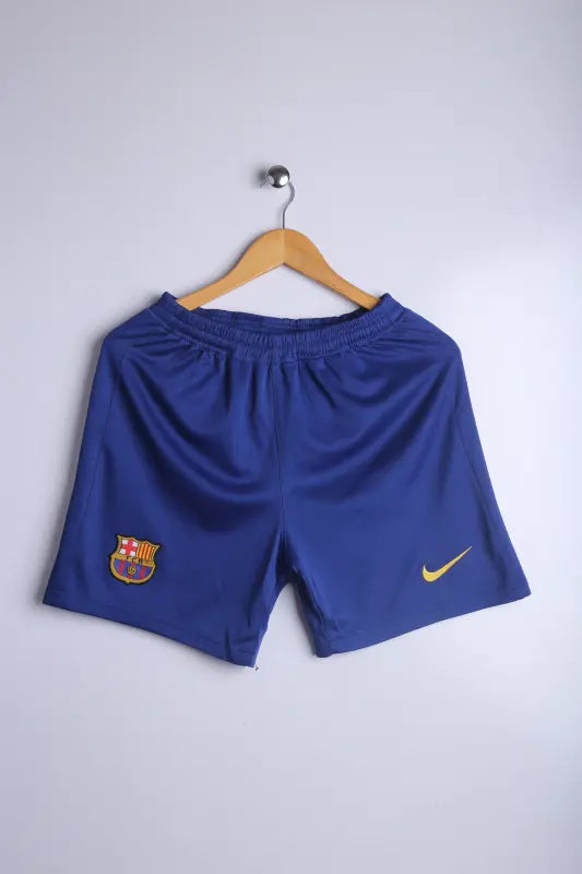 Vintage 00's Nike F.C Barcelona Shorts Navy
