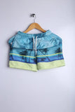 Vintage Hawaiin Shorts Blue/Neon