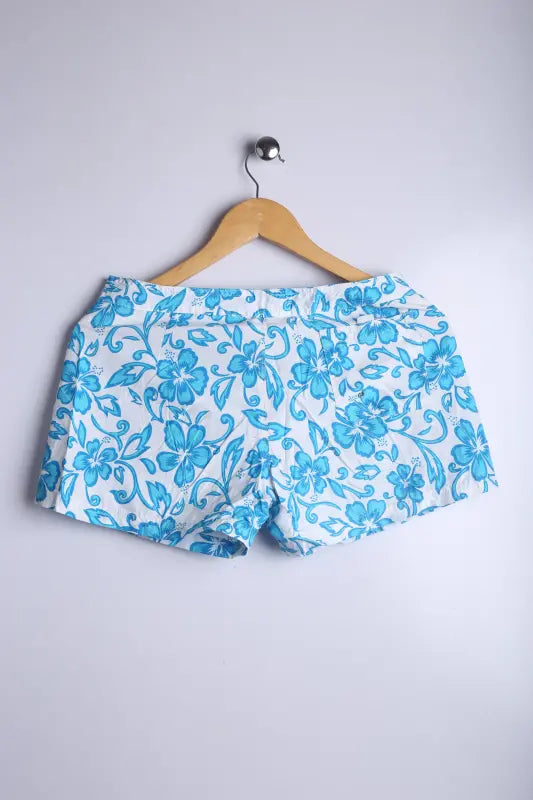 Vintage Hawaiin Shorts White/Blue