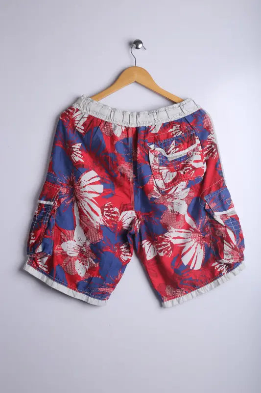 Vintage Hawaiin Shorts Red/Blue
