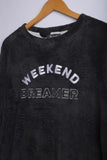 Vintage Weekend Dreamer Sweatshirt Black - Fleece