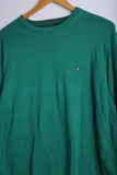 Vintage Tommy Hilfiger Sweater Parrot Green - Wool