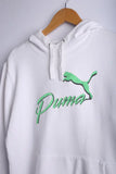 Vintage 90's Puma Hoodie White - Cotton