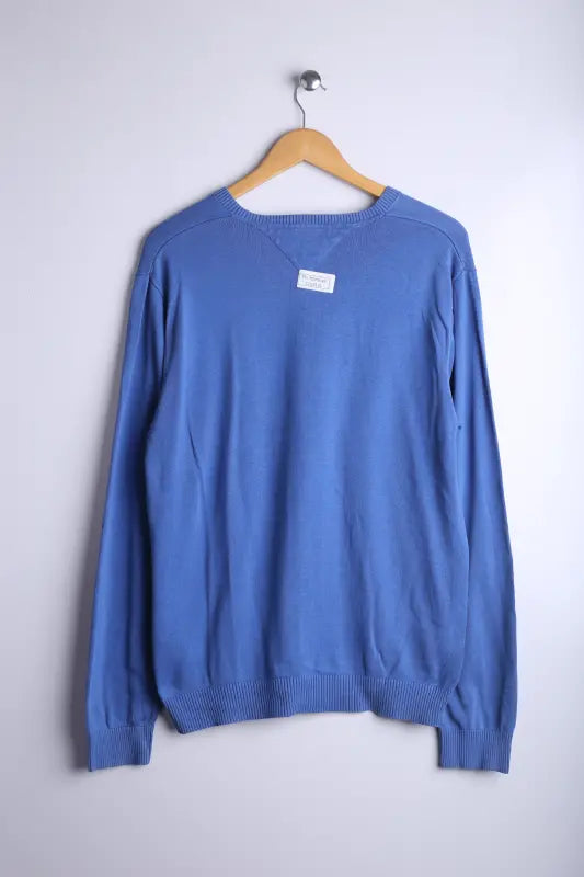 Vintage 90's Tommy Hilfiger Sweater Sky blue - Cotton