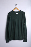 Vintage 90's Tommy Hilfiger Sweater Green - Cotton
