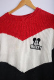 Vintage Disney Mickey Sweater White/Red/Navy - Cotton