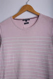 Vintage 90's Tommy Hilfiger Sweater Pink - Cotton